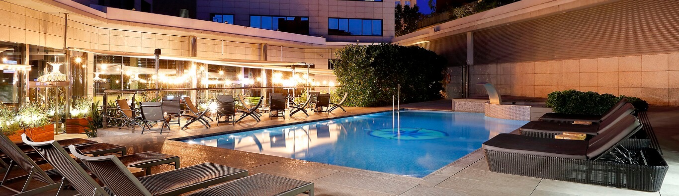 Hotel Swimming Pool Beach Barcelona